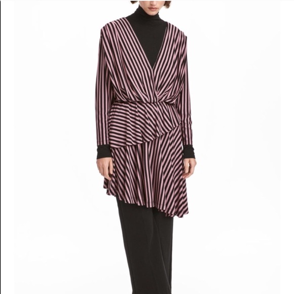 h&m asymmetric dress